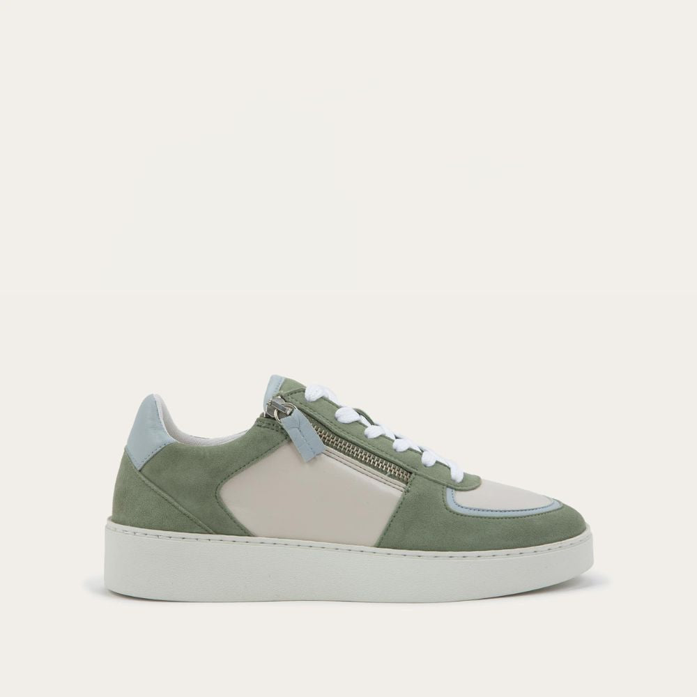 Off White/Gray Blue/Sage Combo,35