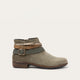 Hunter Green Suede With Green And Pewter Straps