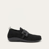 Black W/ Silver Knit