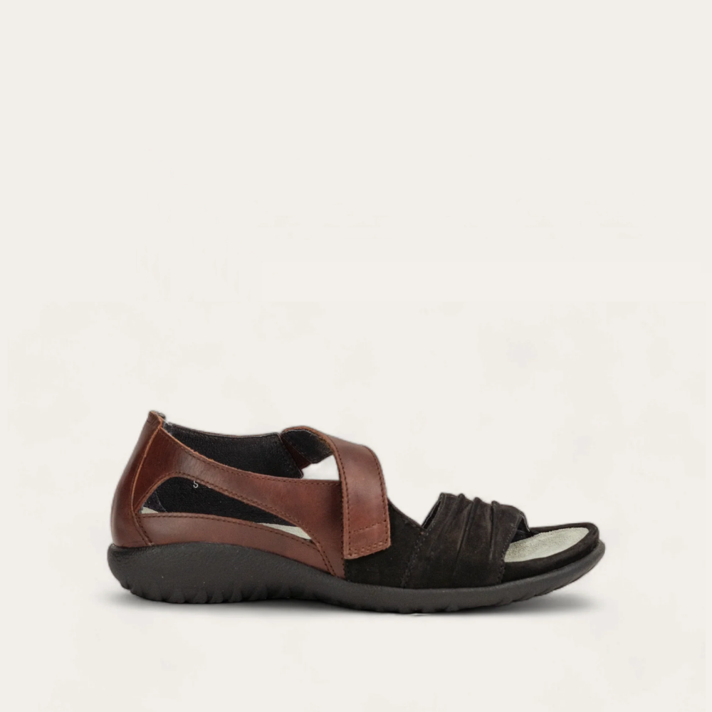Black Velvet Nubuck/Cinnamon Lthr,35