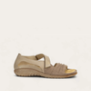 Stone Nubuck/Beige Lizard Lthr