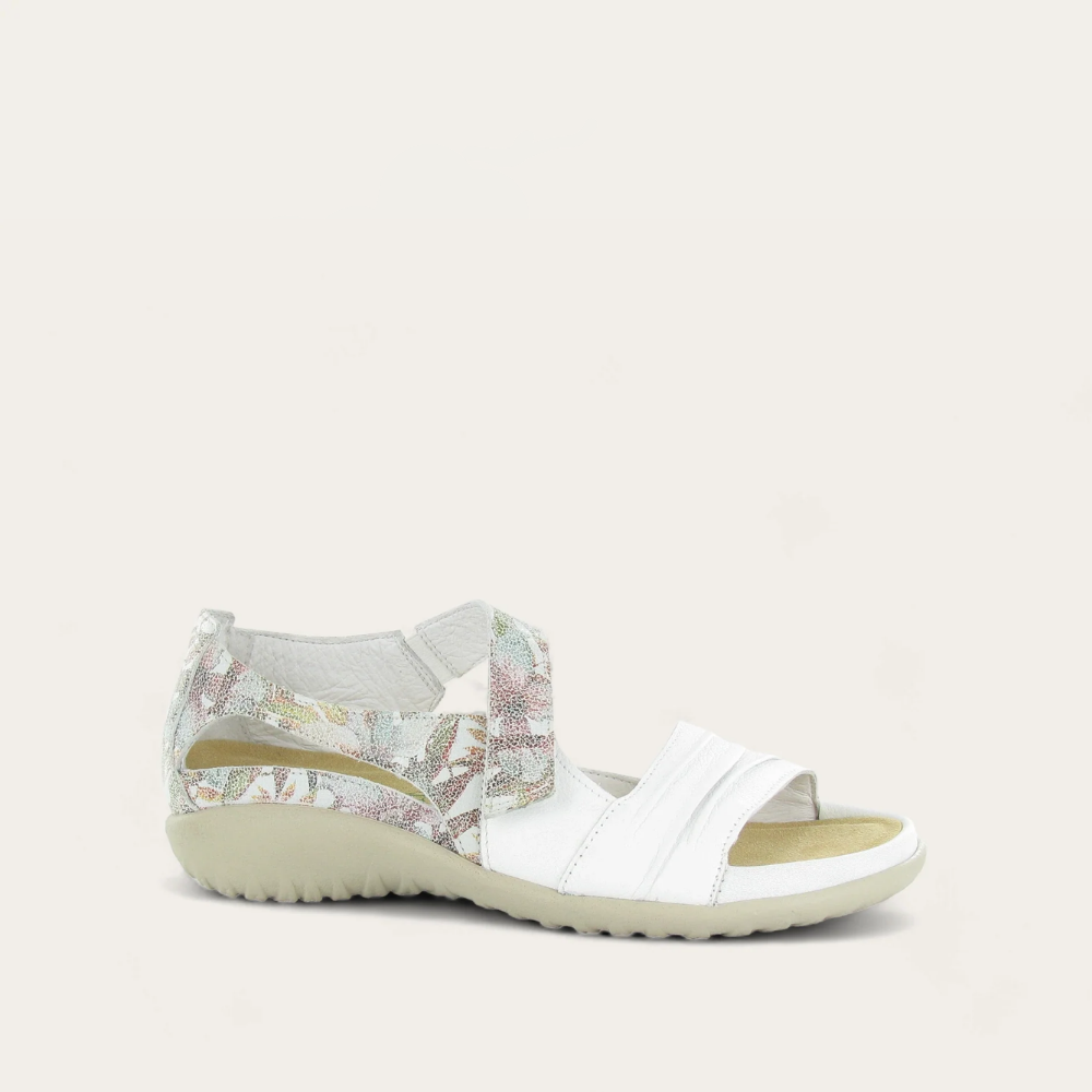 Soft White Lthr/Floral Lthr,35