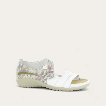 Soft White Lthr/Floral Lthr,35