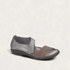 Shiitake Nubuck/Sterling Lthr