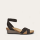 Black Velvet Nubuck/Glass Brown