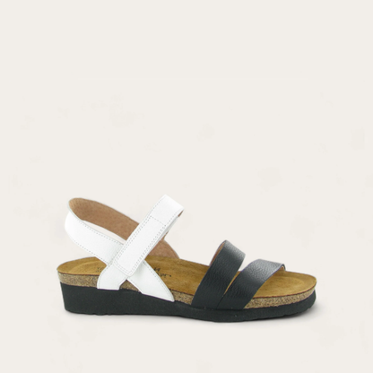 Soft White Lthr/Soft Black Lthr,35