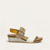 Soft White Lthr/Soft Beige Lthr/Marigold Lthr