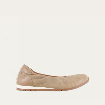 Taupe Woven Suede Combo,35