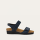 Navy Velvet Nubuck/Soft Ink Leather
