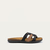 Jet Black / Latte Brown Leather