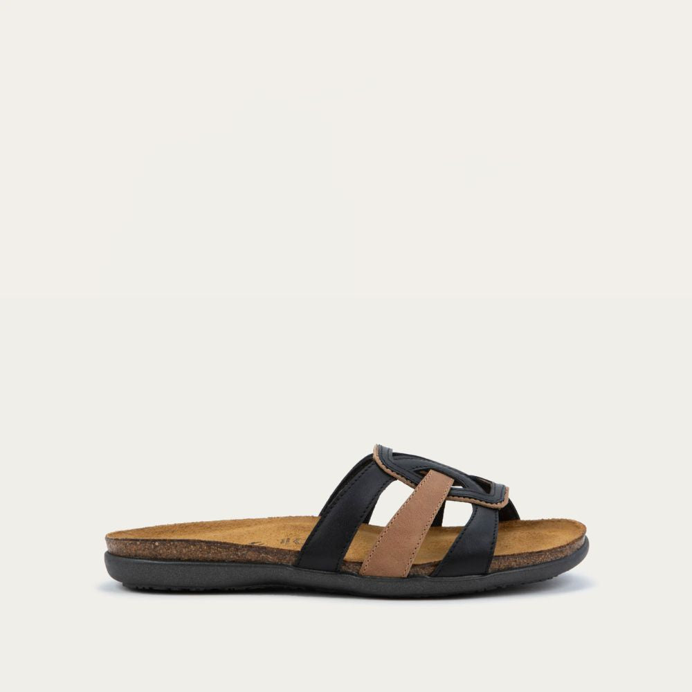 Jet Black / Latte Brown Leather,35