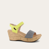 Smoke Gray Nubuck/Soft Lime Lthr