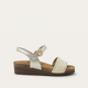 Radiant Gold Leather/Blonde Raffia