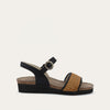 Soft Black / Golden Brown Raffia