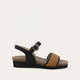 Soft Black / Golden Brown Raffia