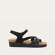 Black Velvet Nubuck / Jet Black Leather / Black Crinkle Patent