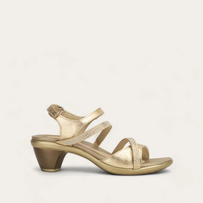 Radiant Gold Lthr/Gold W/ Gold Rivets,35