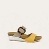 Marigold Lthr/Khaki Beige Lthr