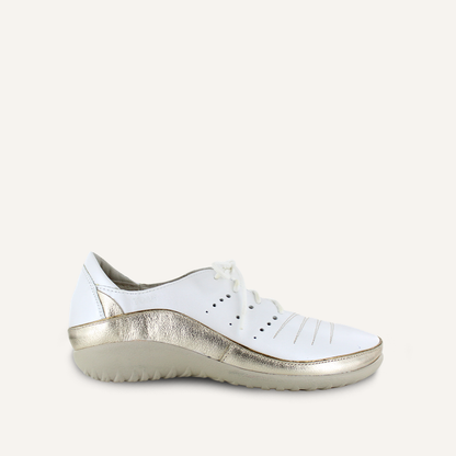White Lthr/Radiant Gold Lthr,35