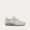 Quartz Metallic Lthr/Platinum Striped Suede