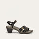 Black Patent Lthr/Black Madras Lthr/Black Luster Lthr