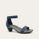 Navy Velvet Nubuck/Sterling Lthr/Navy W/ Gray Rivets