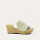 Beige Nubuck/Gold Jute/Radiant Gold Lthr