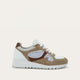Ivory/White/Brown Combo With White Laces