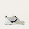 Beige/White/Black Combo With White Laces