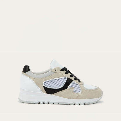 Beige/White/Black Combo With White Laces,35
