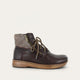 Soft Brown Lthr/Taupe Gray Suede/Saddle Brown Lthr