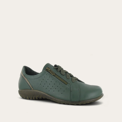 Hunter Green Lthr/Pewter Lthr,35