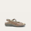 Camel Crinkle Patent Leather