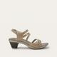Camel Crinkle Patent Leather