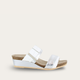 Soft White Leather/Soft Silver Leather