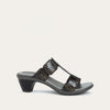 Reptile Patent Leather/Walnut Leather