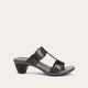 Reptile Patent Leather/Walnut Leather