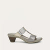 Silver Threads Leather/Radiant Gold Leather/Soft Silver Leather