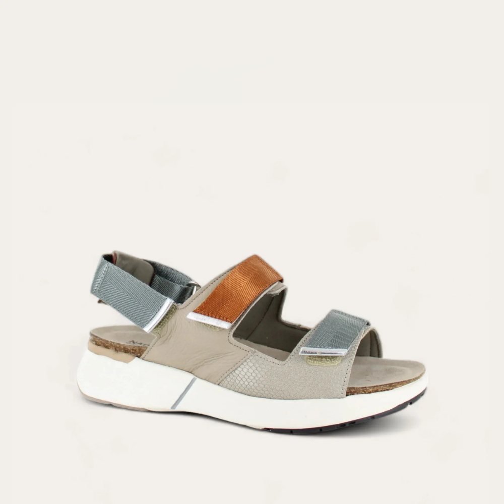 Beige Lizard Lthr/Soft Beige Lthr/Soft Chestnut Lthr/Soft Silver Lthr,35