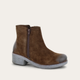 Brushed Seal Brown Suede