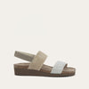Beige Lizzard Leather/Beige Elastic