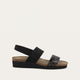 Reptile Patent Leather/Black Elastic