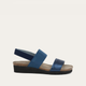Polar Sea Leather/Navy Elastic
