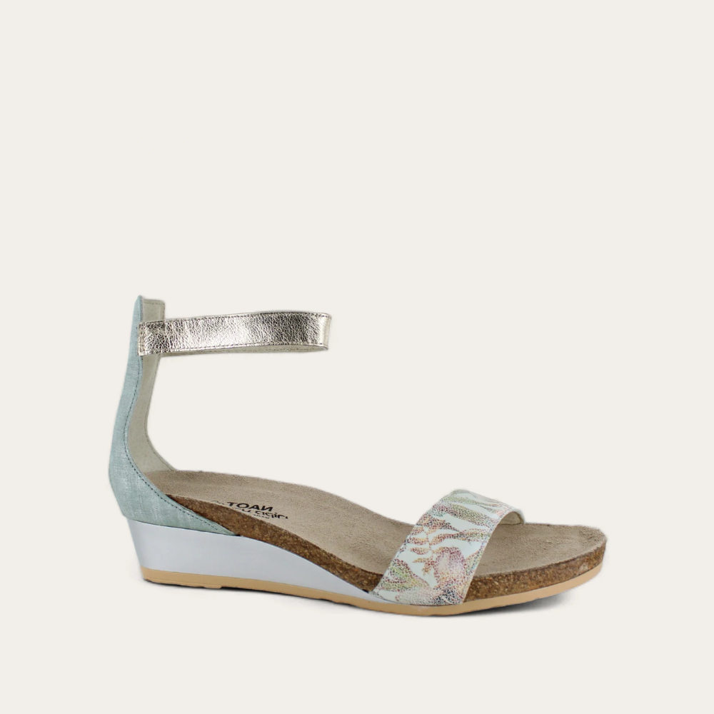 Beige Lizard Lthr/Silver Threads Lthr/Rose Gold Lthr,35