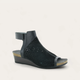 Perforated Black Suede/Black Madras Lthr/Black Velvet Nubuck