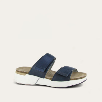 Soft Ink Lthr/Polar Sea Lthr/Navy Woven Strap,35