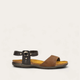 Antique Brown Suede/Soft Black Lthr