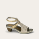 Linen Lthr/Gold Sheen Lthr