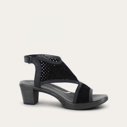 Perferated Black Suede/Oily Coal Nubuck,35