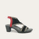 Black Perforated / Cheetah / Red